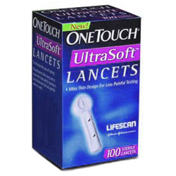  Ланцеты уан тач софт ультра №100 - Глюкометры
Сверхтонкие стерильные ланцеты One Touch Ultra Soft (Уан Тач Ультра Софт). 