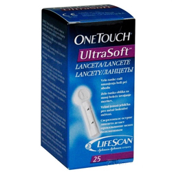 Ланцеты Уан тач софт ультра №25 - Глюкометры
Сверхтонкие стерильные ланцеты One Touch Ultra Soft (Уан Тач Ультра Софт). 