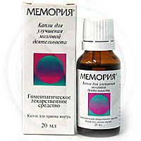 МЕМОРИЯ - Гомеопатические средства
Комплексный гомеопатический препарат, улучшающий мозговой метаболизм. Оказывает ингибирующее действие на агрегацию тромбоцитов, проявляет мембраностабилизирующие свойства, способствует поддержанию эластичности и прочности кровеносных сосудов, улучшает мозговое и периферическое кровообращение, а также микроциркуляцию.

