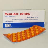 МЕТИНДОЛ - Болеутоляющие
Фармакологическое действие
НПВП; оказывает противовоспалительное, анальгезирущее и жаропонижающее действие, связанное с подавлением ЦОГ 1 и 2, регулирующих синтез Pg.

