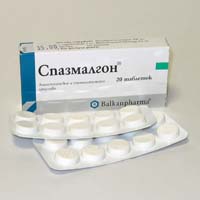 СПАЗМАЛГОН - Болеутоляющие
Фармакологическое действие

Спазмалгон - комбинированный анальгезирующий, спазмолитический, противовоспалительный и жаропонижающий препарат. 
Метамизол - НПВП; ингибирует циклооксигеназу, угнетает синтез простагландинов, простациклина, тромбоксана. 
Питофенона гидрохлорид - миотропный спазмолитик; оказывает прямое миотропное действие на гладкую мускулатуру внутренних органов, вызывает ее рассл