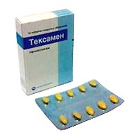 ТЕКСАМЕН - Болеутоляющие
Фармакологическое действие

Теноксикам является нестероидным противовоспалительным препаратом, он оказывает мощное противовоспалительное и болеутоляющее действие, жаропонижающий эффект выражен менее отчетливо, а также предупреждает агрегацию тромбоцитов. В основе механизма действия лежит угнетение активности изоферментов циклооксигеназы-1 и циклооксигеназы-2, в результате чего снижается синтез п