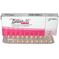 ДИАНЕ-35 - Противозачаточные
Диане-35 - комбинированный низкодозированный монофазный пероральный контрацептив с антиандрогенным эффектом, содержащий эстроген - этинилэстрадиол и антиандроген с гестагенной активностью - ципротерона ацетат.