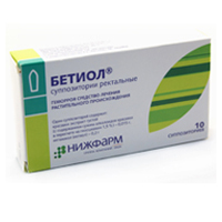 БЕТИОЛ свечи - Средства для лечение геморроя
Комбинированный препарат; оказывает спазмолитическое (экстракт красавки) и противовоспалительное (ихтиол) действие.

